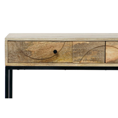 Console DKD Home Decor Metal Mango wood 108 x 38 x 76 cm