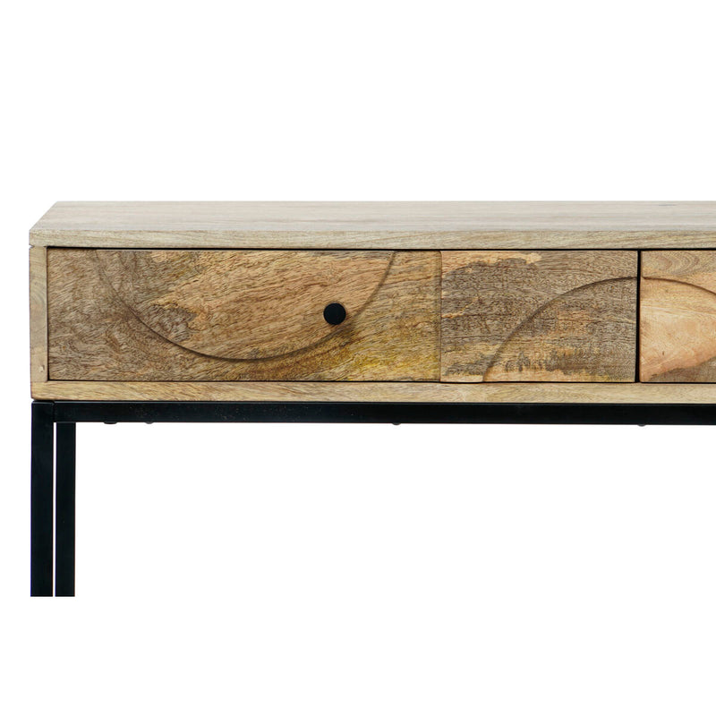 Console DKD Home Decor Metal Mango wood 108 x 38 x 76 cm