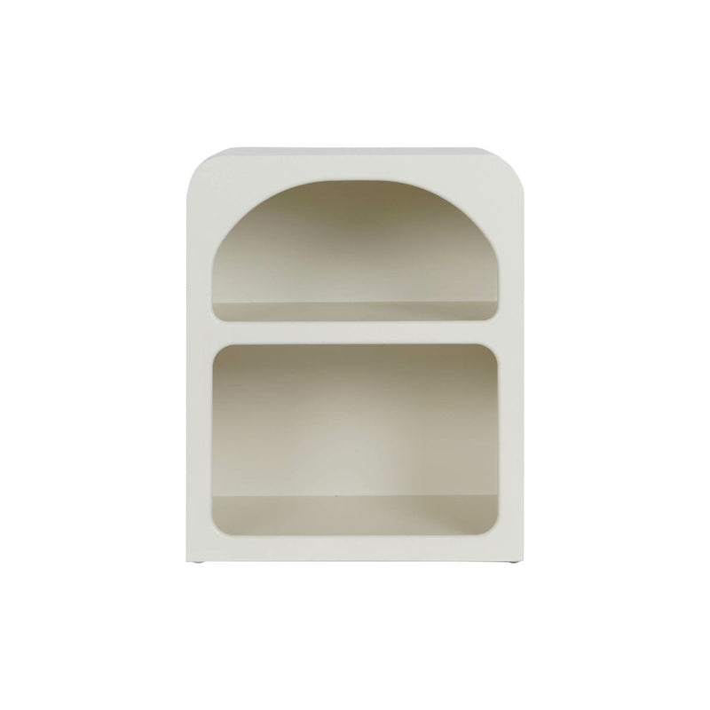 Mesa de Cabeceira DKD Home Decor Branco Abeto Madeira MDF 45 x 40 x 55 cm