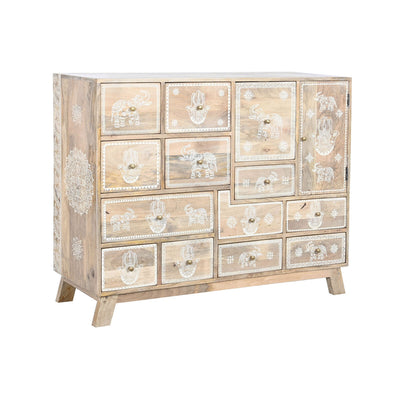 Chest of drawers DKD Home Decor Natural Mango wood MDF Wood 112 x 36 x 89,5 cm