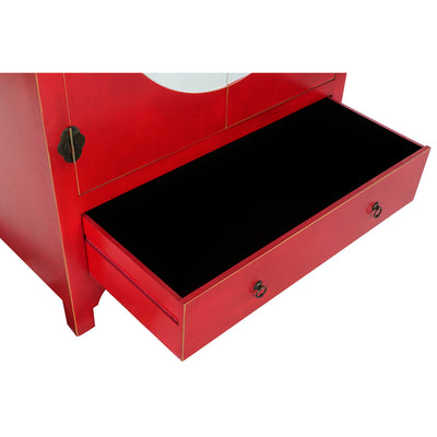 Cupboard DKD Home Decor 85,5 x 50,5 x 186,2 cm Fir Red MDF Wood