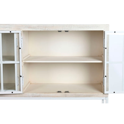 Sideboard DKD Home Decor 170 x 45 x 100 cm Metal White Mango wood