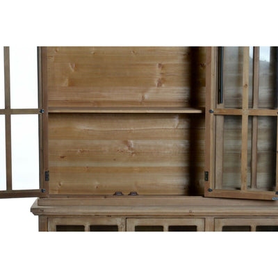Présentoir DKD Home Decor Bois Verre Sapin 121 x 33 x 191 cm