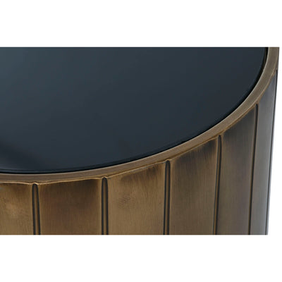 Conjunto de 2 mesas DKD Home Decor Preto Dourado 51 x 51 x 55 cm