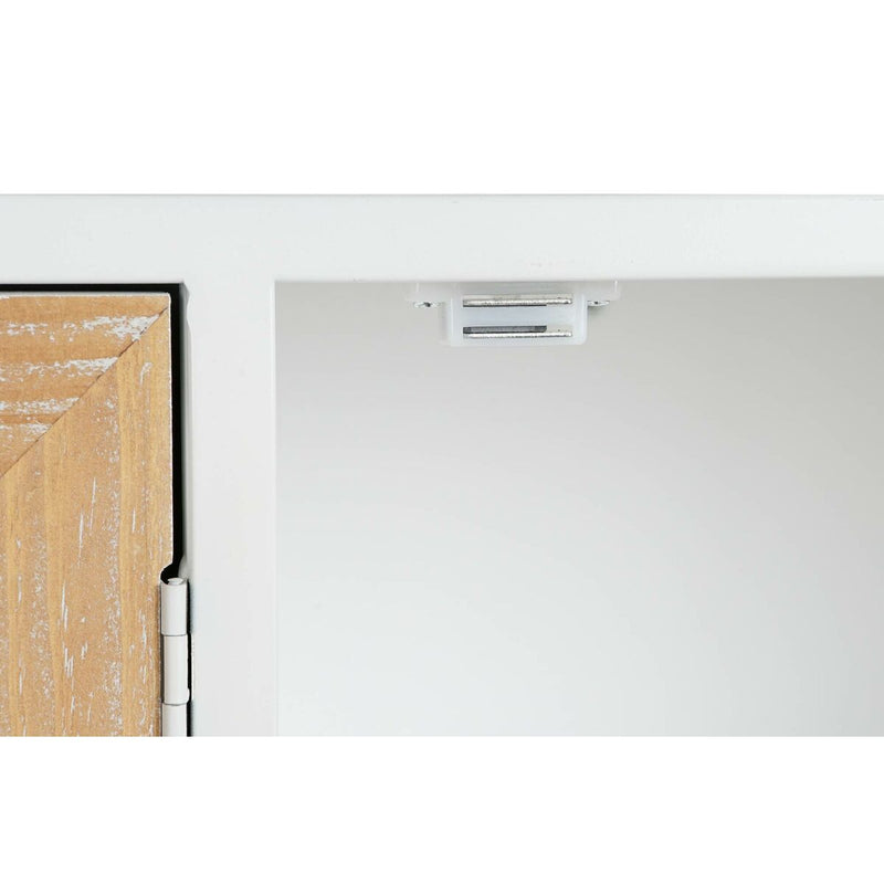 Console DKD Home Decor Branco Metal Abeto 120 x 35 x 90 cm
