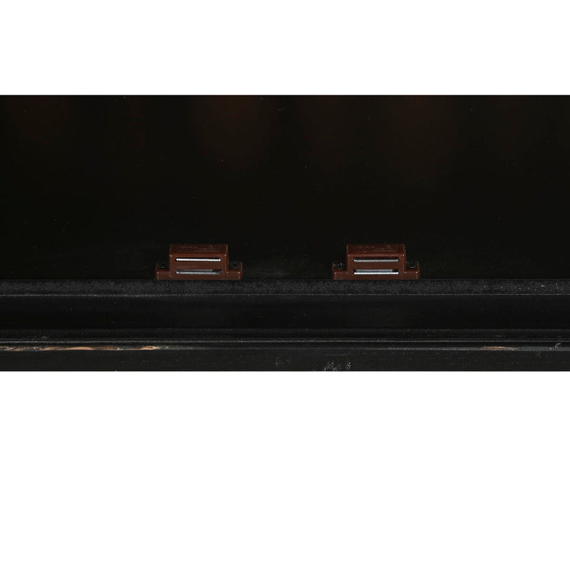 Sideboard DKD Home Decor 142,5 x 40,5 x 101,5 cm Fir Crystal Black