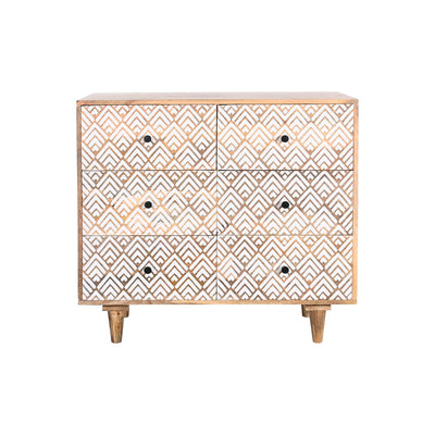 Chest of drawers DKD Home Decor 90 x 40 x 85 cm Natural Mango wood