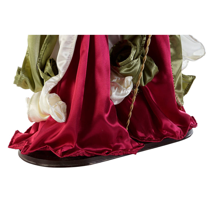 Christmas nativity set DKD Home Decor White Red Green 48 x 28 x 90 cm