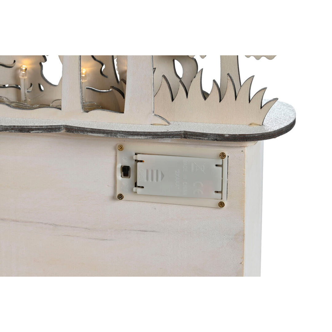 Advent Calendar DKD Home Decor Wood 34 x 8,5 x 36,5 cm (2 Units)