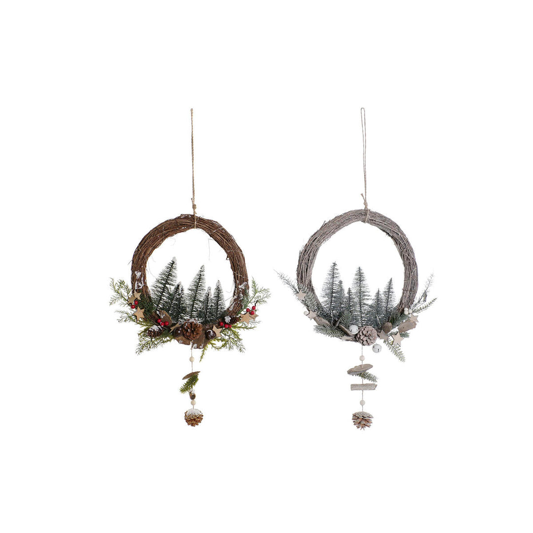 Hanging decoration DKD Home Decor Multicolour PVC 40 x 11 x 65 cm (2 Units)