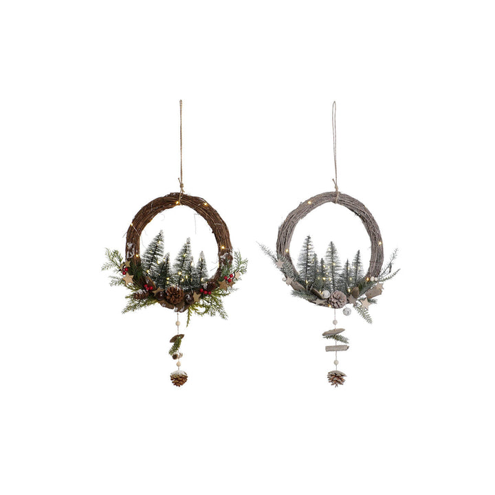 Hanging decoration DKD Home Decor Multicolour PVC 40 x 11 x 65 cm (2 Units)