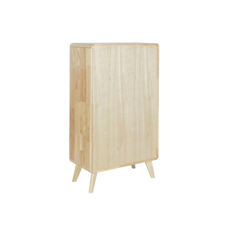 Chiffonier DKD Home Decor Natural Rubber wood MDF Wood 60 x 30 x 108 cm