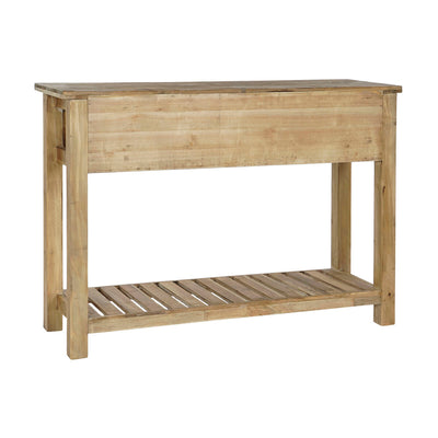 Occasional Furniture DKD Home Decor Natural Metal Fir Recycled Wood 109 x 36 x 79,5 cm