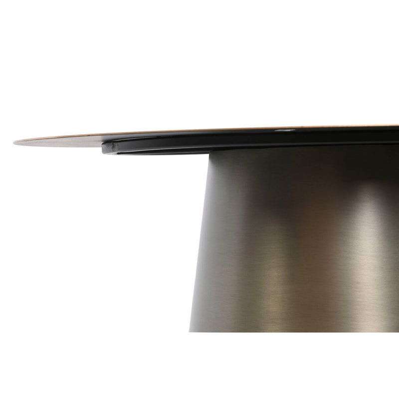 Side table DKD Home Decor Golden Dark grey Metal 60 x 60 x 37 cm