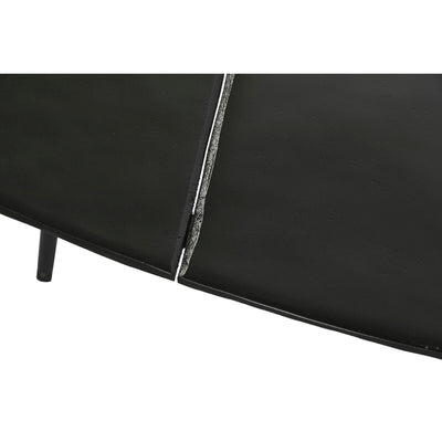 Side table DKD Home Decor Black Golden Aluminium Brass 78 x 45 x 40 cm (2 Units)