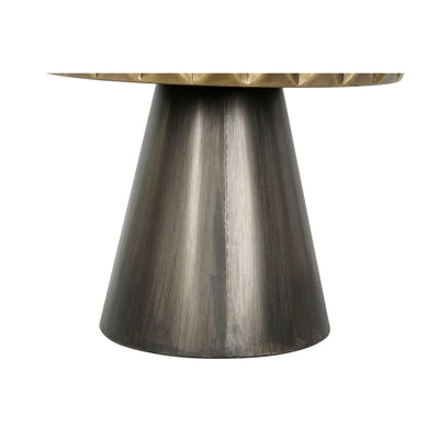 Side table DKD Home Decor Grey Golden Dark grey Metal 63 x 63 x 62 cm