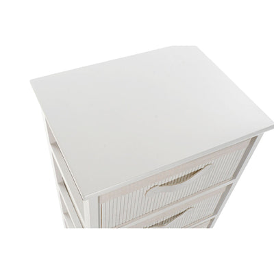 Chest of drawers DKD Home Decor White Bamboo Paolownia wood 42 x 32 x 81 cm