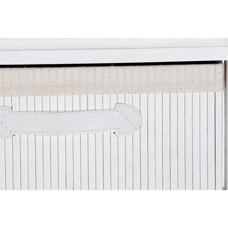 Chest of drawers DKD Home Decor White Bamboo Paolownia wood 42 x 32 x 63 cm