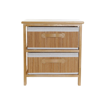 Chest of drawers DKD Home Decor Natural Bamboo Paolownia wood 42 x 32 x 45 cm