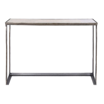 Set of 2 tables Home ESPRIT White Multicolour Silver 107 x 30 x 81 cm 108 x 30 x 79 cm