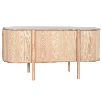TV furniture Home ESPRIT Natural Rubber wood 120 x 43,5 x 60 cm