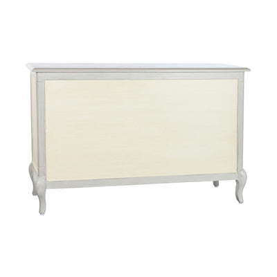 Chest of drawers Home ESPRIT Light grey Mango wood Romantic 140 x 50,5 x 91 cm