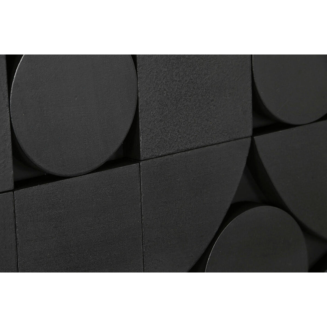 Wall Decoration Home ESPRIT Black Abstract Modern 81 x 3,8 x 117 cm