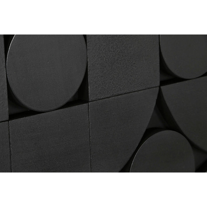 Wall Decoration Home ESPRIT Black Abstract Modern 81 x 3,8 x 117 cm