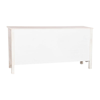 Chest of drawers Home ESPRIT White Natural Mango wood MDF Wood 145 x 41 x 75 cm