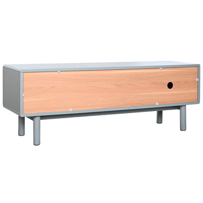 TV furniture Home ESPRIT Blue Grey polypropylene MDF Wood 140 x 40 x 55 cm