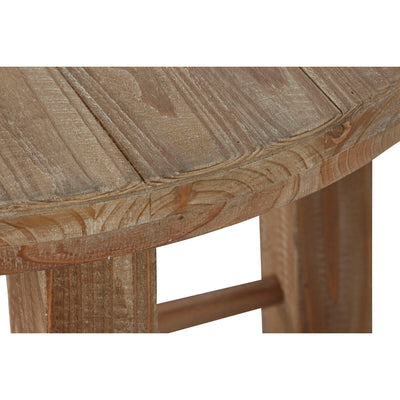 Petite Table d'Appoint Home ESPRIT Marron Sapin Bois MDF 80 x 80 x 53,5 cm