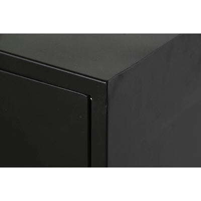 Chest of drawers Home ESPRIT Black Metal Loft 75 x 45 x 80 cm