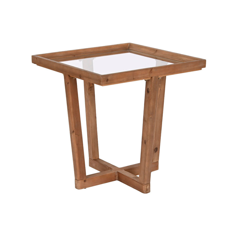 Side table Home ESPRIT Brown Crystal Fir 58 x 58 x 60 cm