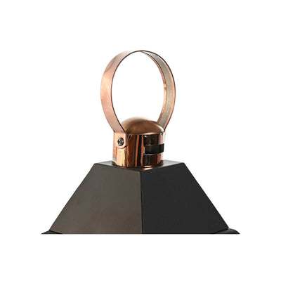Lantern Home ESPRIT Black Golden Metal Crystal 19 x 19 x 50 cm (2 Pieces)