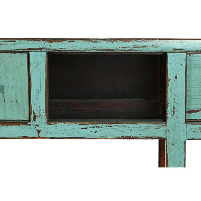 Console Home ESPRIT Turquoise Elm wood 170 x 49 x 88 cm