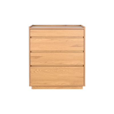 Chest of drawers Home ESPRIT Natural Oak MDF Wood 75 x 40 x 90 cm
