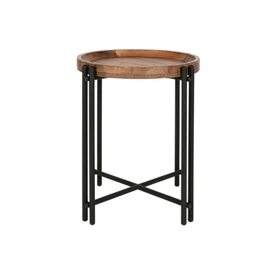 Petite Table d'Appoint Home ESPRIT Bois Métal 50 x 50 x 60 cm