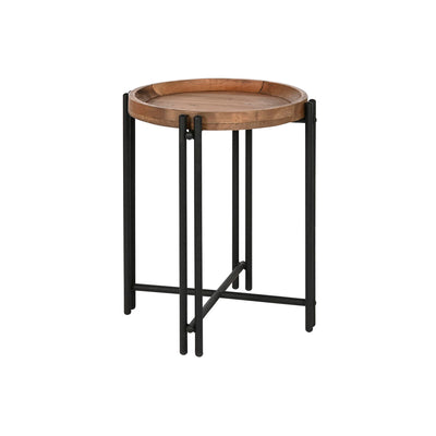 Petite Table d'Appoint Home ESPRIT Bois Métal 50 x 50 x 60 cm