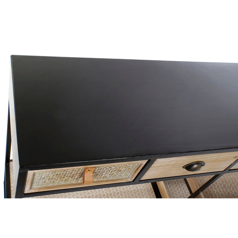 Console Home ESPRIT Brown Black Wood Metal 120 x 38 x 80 cm