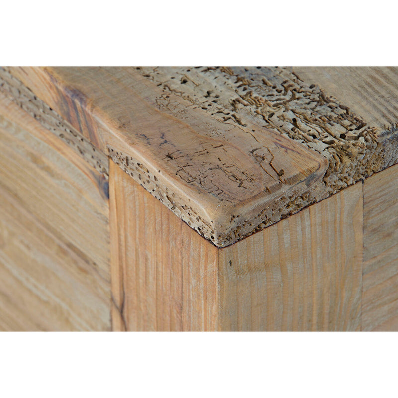 Mesa de apoio Home ESPRIT madeira de pinho 35 x 35 x 40 cm
