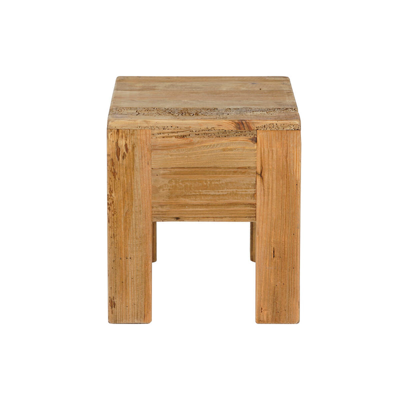 Mesa de apoio Home ESPRIT madeira de pinho 35 x 35 x 40 cm