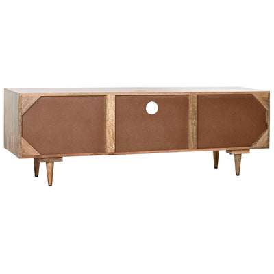 TV furniture Home ESPRIT White Mango wood 160 x 41 x 55 cm