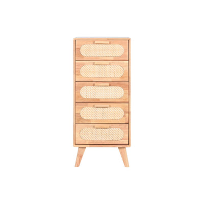 Chest of drawers Home ESPRIT Natural Metal Rubber wood 40 x 30 x 78 cm