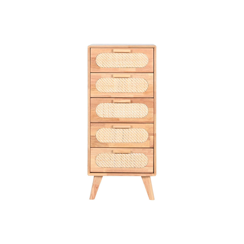 Chest of drawers Home ESPRIT Natural Metal Rubber wood 40 x 30 x 78 cm
