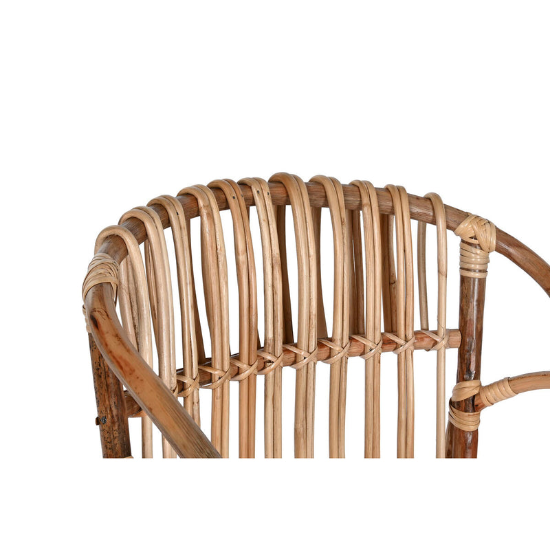 Chaise de jardin Home ESPRIT Bambou Rotin 58 x 65 x 85 cm