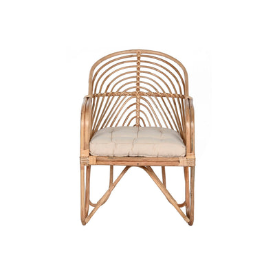 Chaise de jardin Home ESPRIT Bambou Rotin 58 x 61 x 87 cm