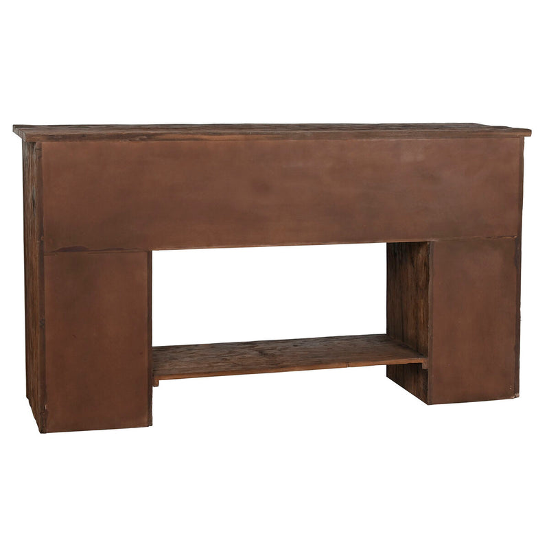 Console Home ESPRIT Yellow Brown Recycled Wood 167 x 44 x 93 cm