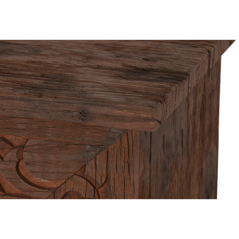 Console Home ESPRIT Yellow Brown Recycled Wood 167 x 44 x 93 cm