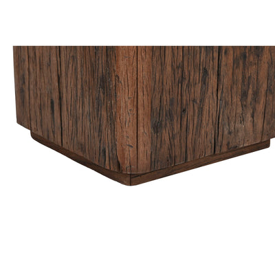 Side table Home ESPRIT Brown Recycled Wood 61 x 61 x 50 cm