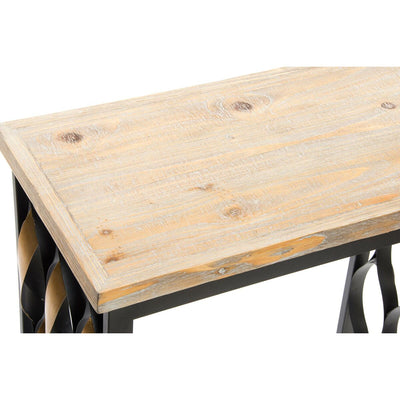 Set of 2 tables Home ESPRIT Wood Metal 64 x 34 x 65 cm